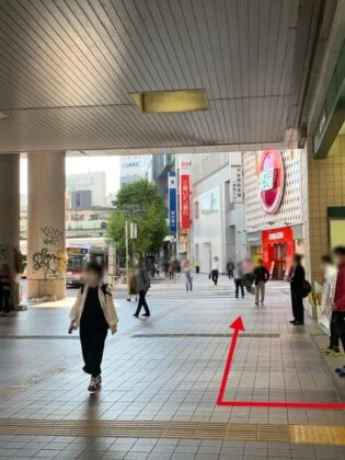 アリシアクリニック 渋谷駅前院の行き方（京王井の頭線 渋谷駅から）3