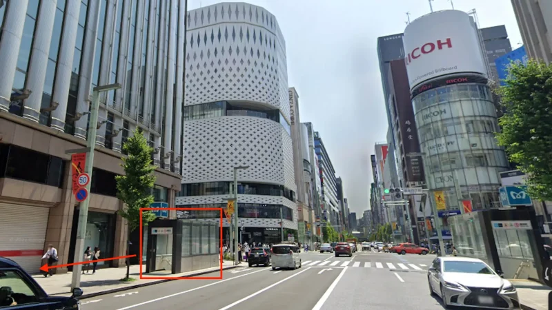 メンズじぶんクリニック 銀座院 行き方1
