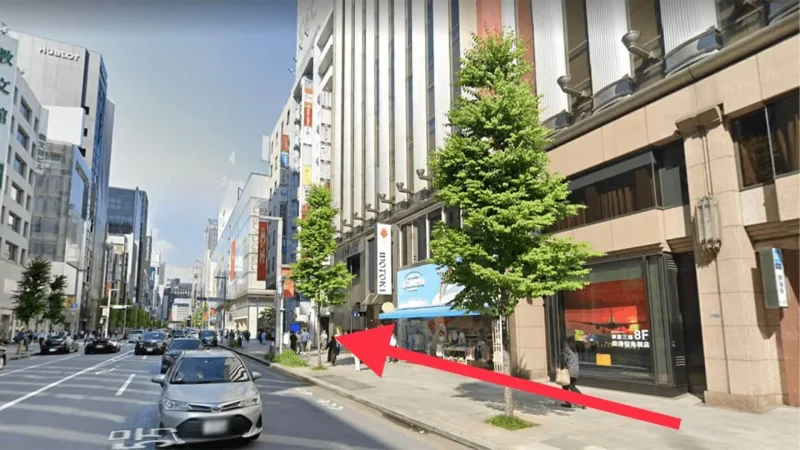 メンズじぶんクリニック 銀座院 行き方2