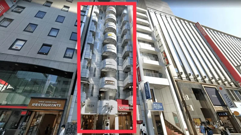 メンズじぶんクリニック 銀座院 行き方3