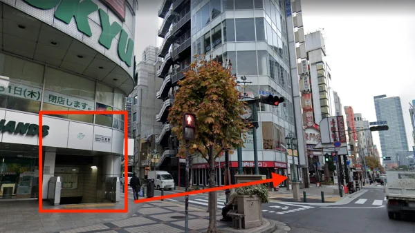 メンズじぶんクリニック 三宮院 行き方2