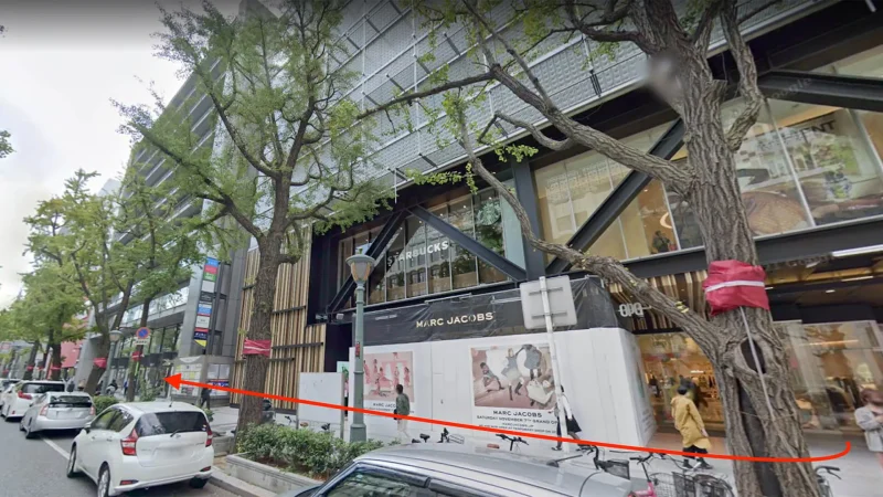 メンズじぶんクリニック 心斎橋院 行き方2