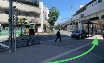 チキンジム 高円寺店への行き方2