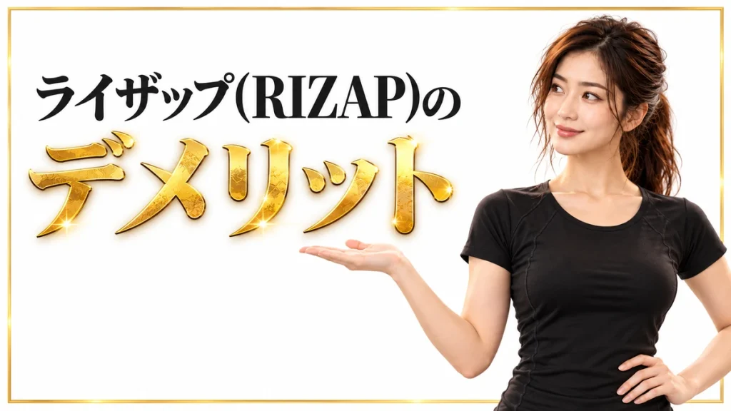ライザップのデメリット
